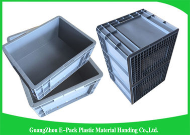 استاندارد WarehouseEuro ظروف انباشته ذخیره سازی متحرک خاکستری وزن سبک
