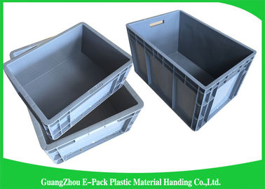 استاندارد WarehouseEuro ظروف انباشته ذخیره سازی متحرک خاکستری وزن سبک
