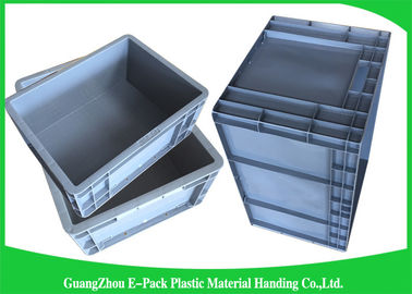 استاندارد WarehouseEuro ظروف انباشته ذخیره سازی متحرک خاکستری وزن سبک