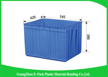 سینی های ذخیره سازی پلاستیکی تاشو مستطیلی عمر طولانی 545 * 420 * 380 میلی متر