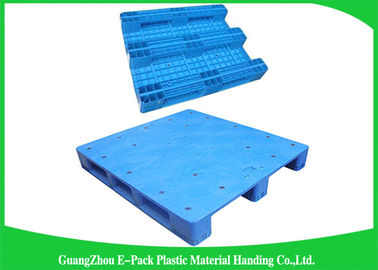 پالت چوبی پلاستیکی ویرجین HDPE با سه دونده، بار قفسه 1 تنی