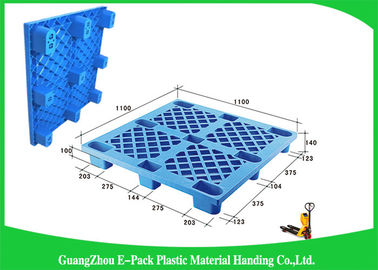 پالت های پلاستیکی تودرتوی HDPE صنعتی ضد لغزش با عرشه جامد بادوام