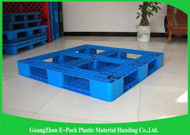 پالت های یورو پلاستیک تک رو 100% HDPE ویرجین تهویه شده برای انبار