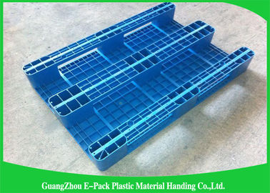 پالت های یورو پلاستیک تک رو 100% HDPE ویرجین تهویه شده برای انبار