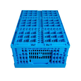 جعبه های پلاستیکی تاشو بارگیری مواد غذایی تازه ساختار مشبک 600*400*240 میلی متر