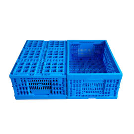 جعبه های پلاستیکی تاشو بارگیری مواد غذایی تازه ساختار مشبک 600*400*240 میلی متر