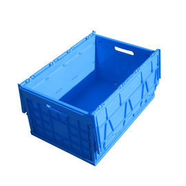 جعبه های ذخیره سازی پلاستیکی تاشو قابل حمل 600*400*330 میلی متر برای مجموعه