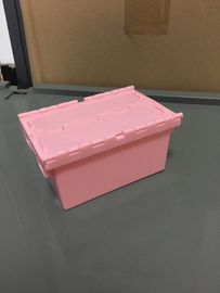 سایز کوچک 120*80*60 میلی‌متر پشته پلاستیکی توله جعبه‌های درب وصل شده