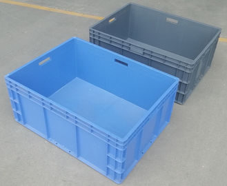 ظروف پلاستیکی ویرجین با حجم بزرگ 800*600*340 میلی متر ظرفیت بارگیری 45 کیلوگرم