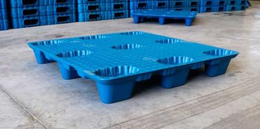 سفارشی سازی 1100 * 1100 میلی متر LDPE قالب گیری ضربه ای پالت های پلاستیکی تک رو