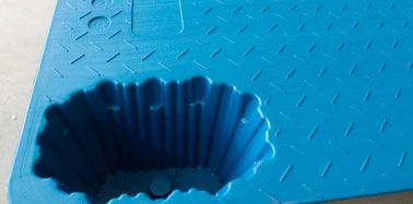 عمده فروشی گلوله های LDPE 1300*1100 میلی متری قالب گیری دمشی آبی 4 - راه