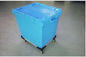 Sorting System 172L Plastic Attached Lid Containers Warehouse Storage