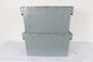 Virgin PP Standard Logistic Plastic Shipping Totes Gray Color