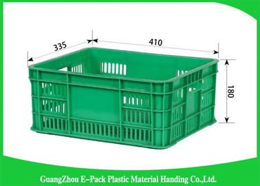 جعبه های پلاستیکی مشبک مواد غذایی ذخیره سازی متحرک حفاظت از محیط زیست برای سوپرمارکت ها