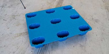پالت‌های پلاستیکی قالب‌گیری ضربه‌ای 1100*900 میلی‌متری با مقاومت در برابر ضربه 9 پا